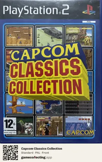 Capcom Classics Collection PlayStation 2, PAL box front