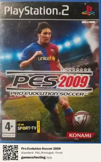 Pro Evolution Soccer 2009 PlayStation 2, Portugal box front