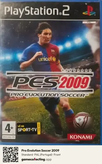 Pro Evolution Soccer 2009 PlayStation 2, Portugal box front