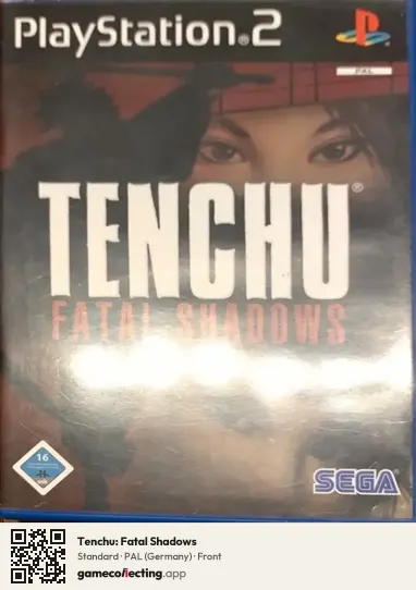 Tenchu: Fatal Shadows PlayStation 2, Germany box front