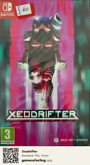 Xeodrifter Nintendo Switch, PAL box front