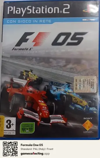 Formula One 05 PlayStation 2, Italy box front