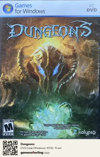 Dungeons Computer, NTSC box front