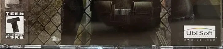 Tom Clancy's Splinter Cell, the ESRB box on its front