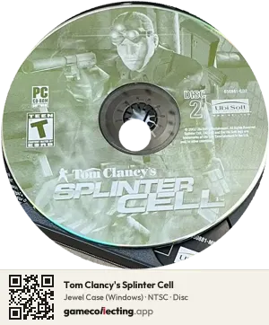 Tom Clancy's Splinter Cell Computer, NTSC disc