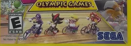 Mario & Sonic at the London 2012 Olympic Games, the ESRB box on its front