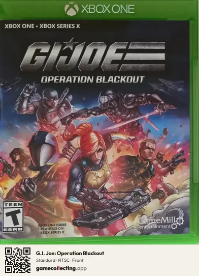 G.I. Joe: Operation Blackout Xbox One, NTSC box front
