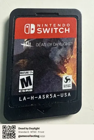 Dead by Daylight Nintendo Switch, NTSC box front