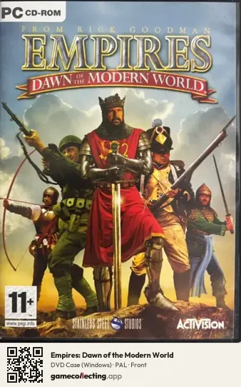 Empires: Dawn of the Modern World Computer, PAL box front
