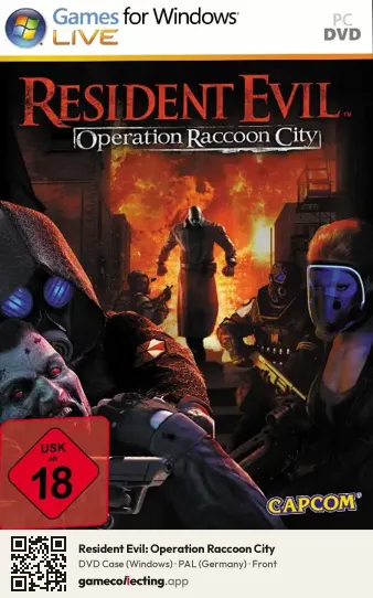 Resident Evil: Operation Raccoon City Computer, Germany box front