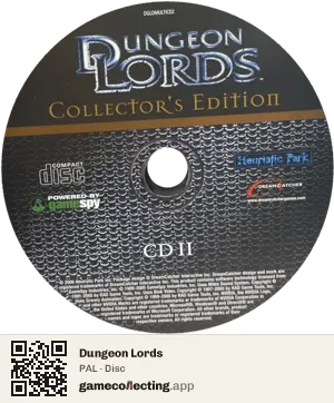 Dungeon Lords Computer, PAL disc