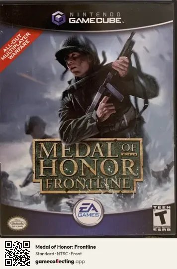 Medal of Honor: Frontline Nintendo GameCube, NTSC box front