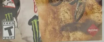 Monster Energy Supercross 2, the ESRB box on its front