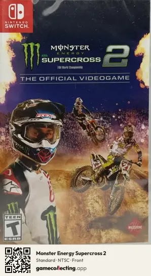 Monster Energy Supercross 2 Nintendo Switch, NTSC box front