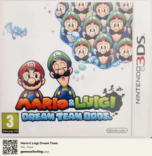 Mario & Luigi: Dream Team Nintendo 3DS, PAL box front