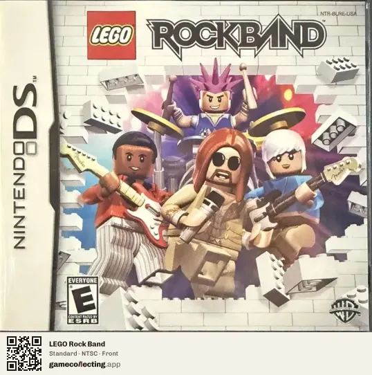LEGO Rock Band Nintendo DS, NTSC box front