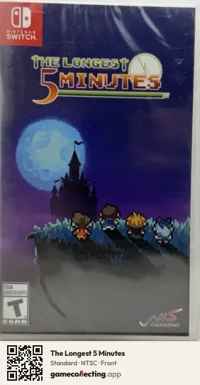 The Longest 5 Minutes Nintendo Switch, NTSC box front