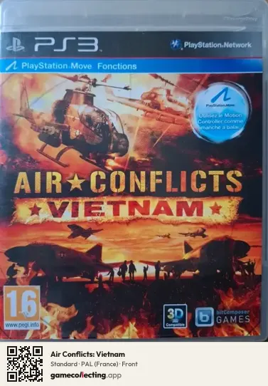 Air Conflicts: Vietnam PlayStation 3, France box front