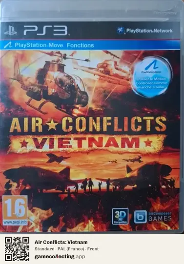 Air Conflicts: Vietnam PlayStation 3, France box front