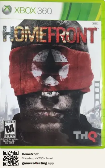 Homefront Xbox 360, NTSC box front