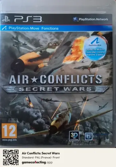 Air Conflicts: Secret Wars PlayStation 3, France box front