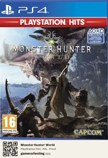 Monster Hunter: World PlayStation 4, PAL box front