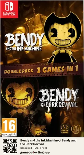 Bendy and the Ink Machine / Bendy and the Dark Revival Nintendo Switch, PAL box front