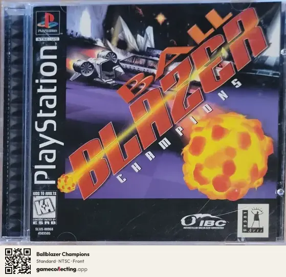 Ballblazer Champions PlayStation, NTSC box front