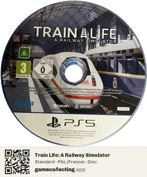 Train Life: A Railway Simulator PlayStation 5, PAL disc
