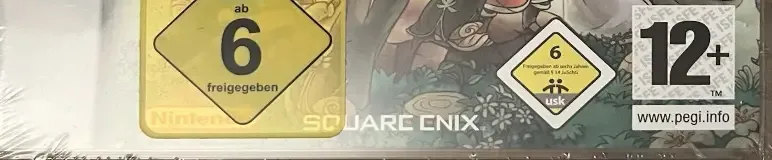 Heroes of Mana, the USK square on its front