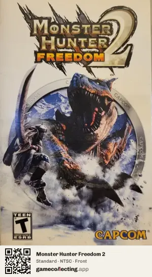 Monster Hunter Freedom 2 PlayStation Portable, NTSC box front