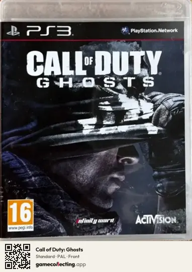 Call of Duty: Ghosts PlayStation 3, PAL box front