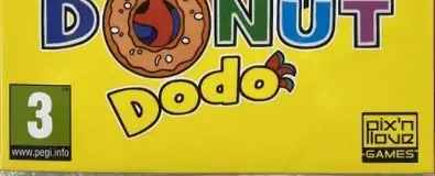 Donut Dodo, the PEGI square on its front