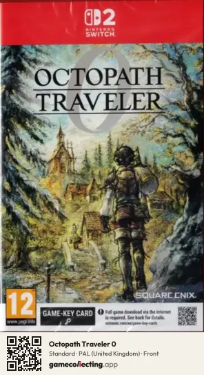 Octopath Traveler 0 Nintendo Switch 2, United Kingdom box front