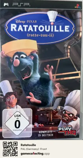 Ratatouille PlayStation Portable, Germany box front