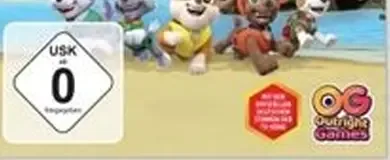 PAW Patrol World, the USK square on its front