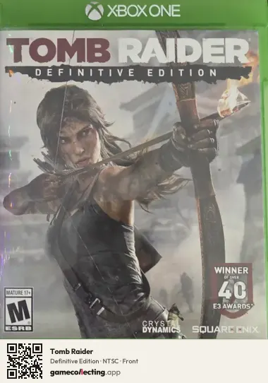 Tomb Raider Xbox One, NTSC box front