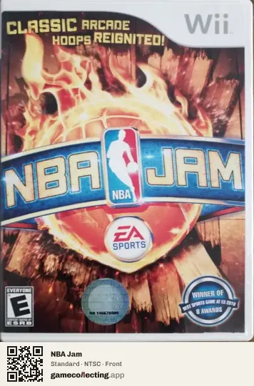 NBA Jam Nintendo Wii, NTSC box front