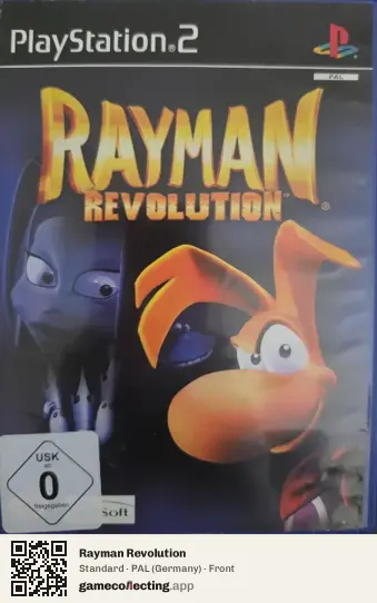 Rayman Revolution PlayStation 2, Germany box front