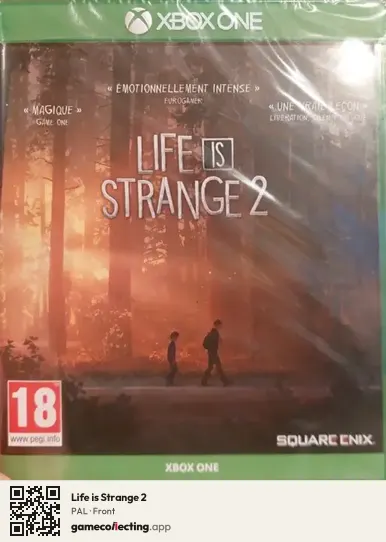 Life is Strange 2 Xbox One, PAL box front