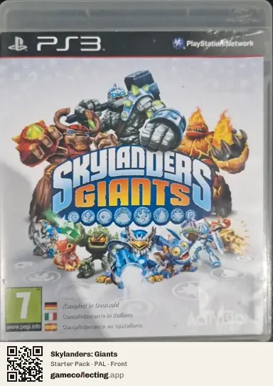 Skylanders: Giants PlayStation 3, PAL box front
