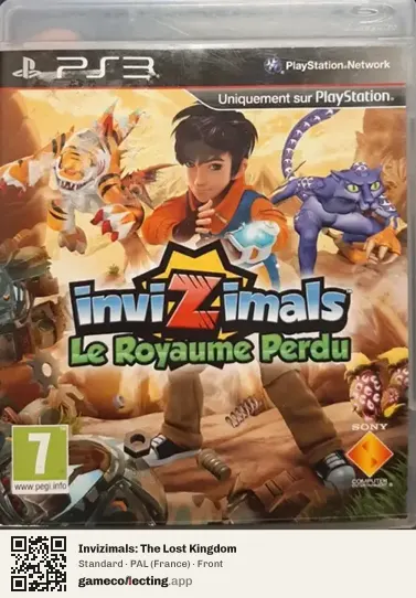Invizimals: The Lost Kingdom PlayStation 3, France box front