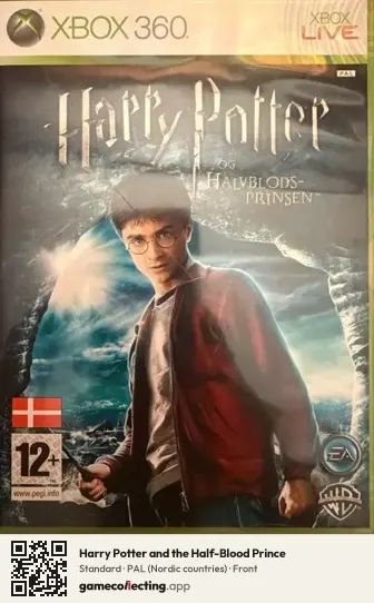 Harry Potter and the Half-Blood Prince Xbox 360, Nordic countries box front