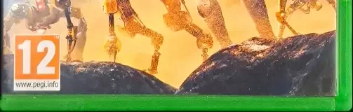 ReCore, the PEGI square on its front