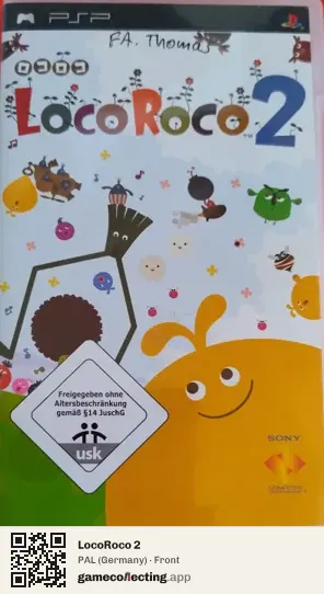 LocoRoco 2 PlayStation Portable, Germany box front