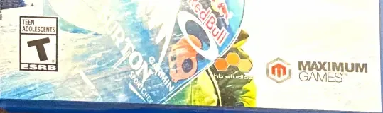 Mark McMorris Infinite Air, the ESRB box on its front