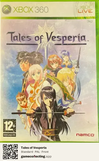 Tales of Vesperia Xbox 360, PAL box front