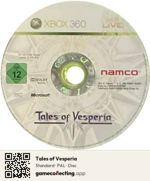 Tales of Vesperia Xbox 360, PAL disc