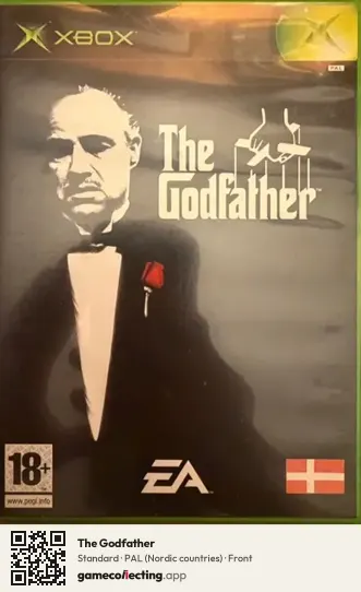 The Godfather Xbox, Nordic countries box front