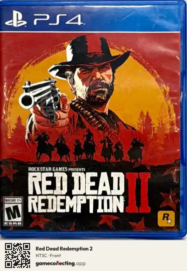 Red Dead Redemption 2 PlayStation 4, NTSC box front